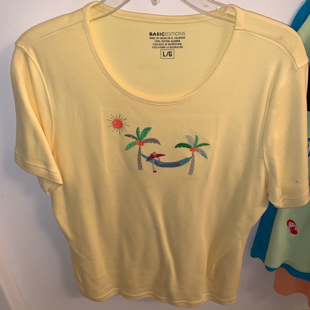 Yellow Beach Tshirt